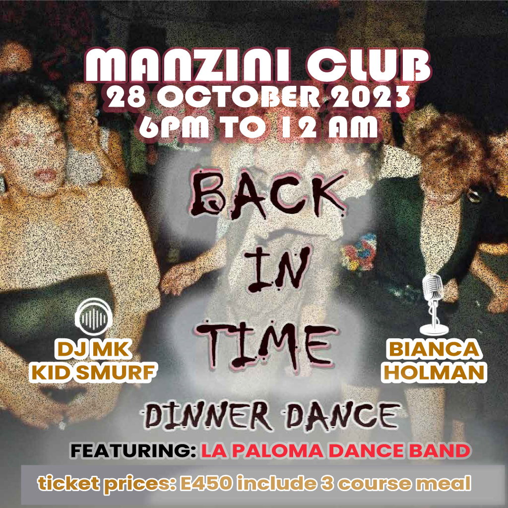 Back In Time – Dinner Dance original event artwork