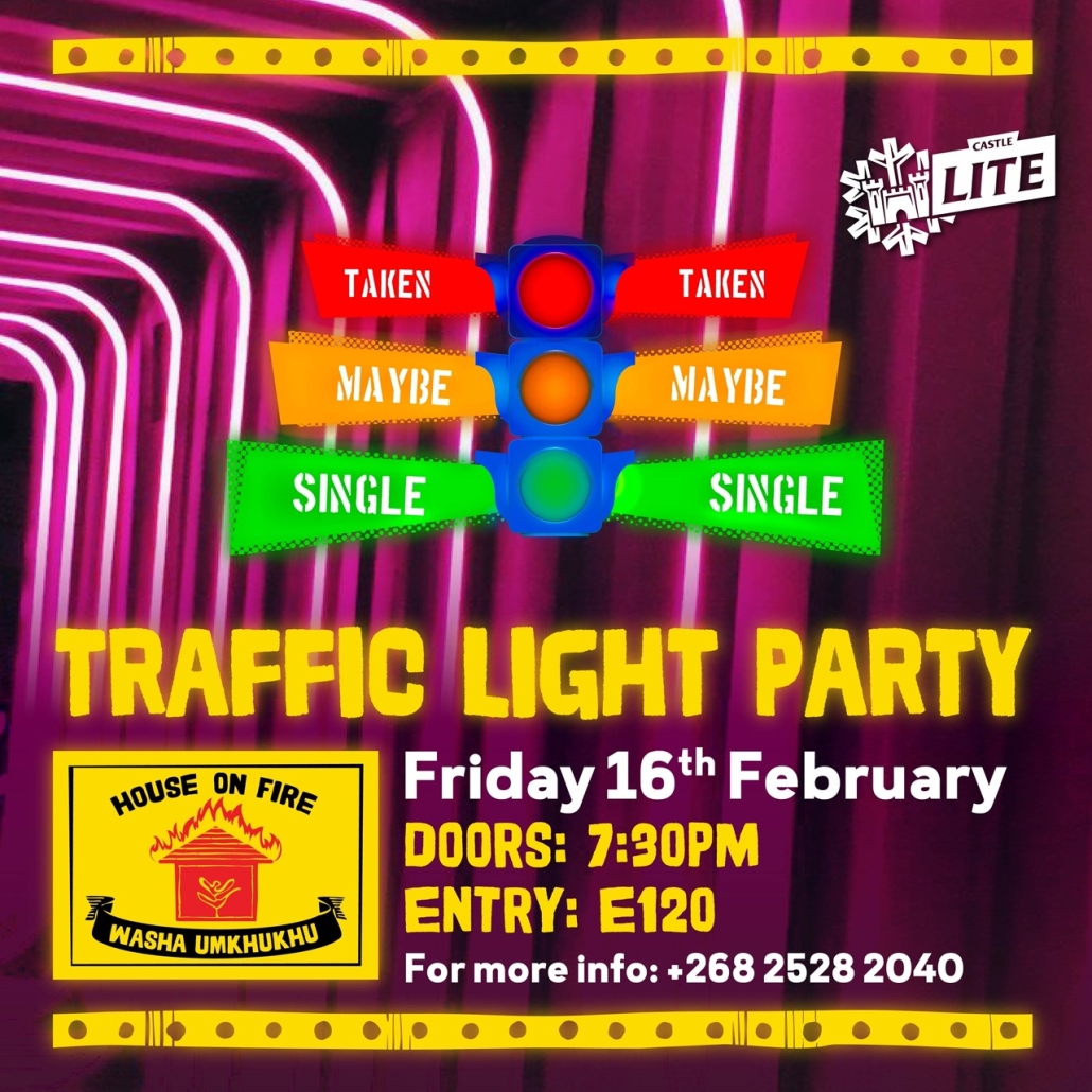 Traffic Light Party original event artwork