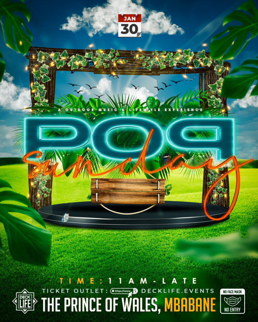 Pop Sunday ⛱ original event artwork