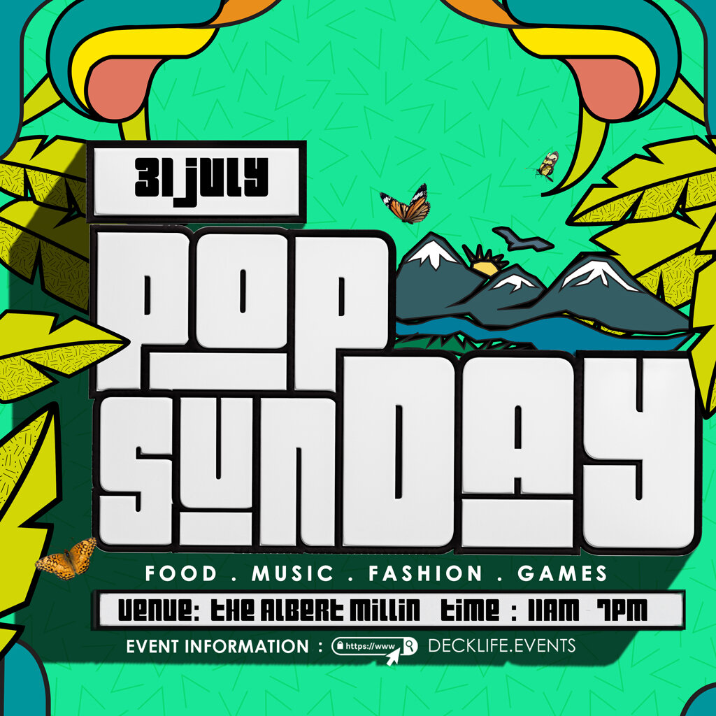 POP SUNDAY original event artwork